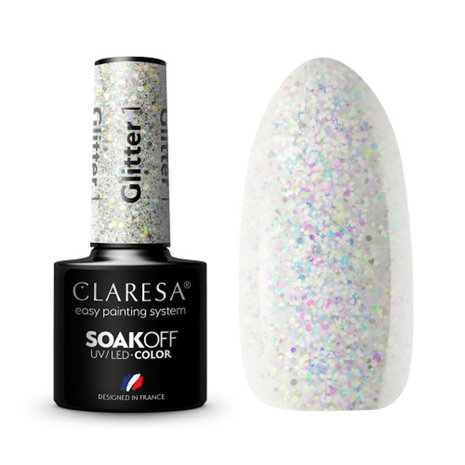 CLARESA CLARESA Gel Polish GLITTER 1 -5g CLARESA CLARESA Gel Polish GLITTER 1 -5g