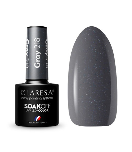 CLARESA Gel Polish GREY 218 -5g