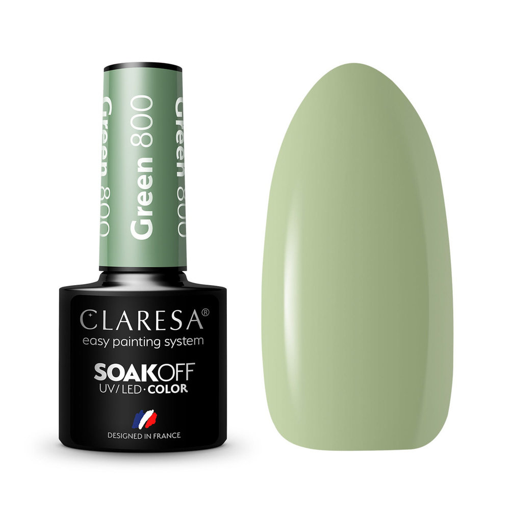 CLARESA CLARESA Gel Polish GREEN 800 -5g CLARESA CLARESA Gel Polish GREEN 800 -5g