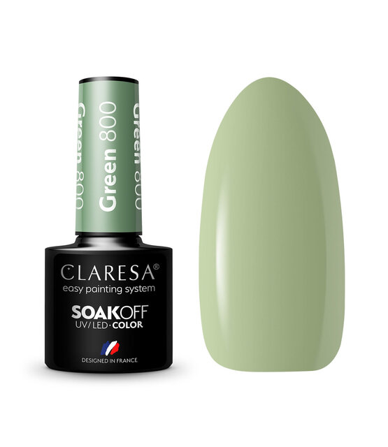 CLARESA Gel Polish GREEN 800 -5g