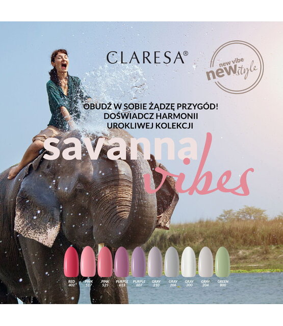 CLARESA Gel Polish GREEN 800 -5g