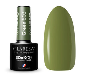 CLARESA Gel Polish GREEN 802 -5g CLARESA Gel Polish GREEN 802 -5g