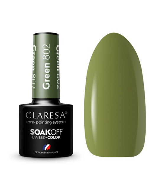 GEL POLISH GREEN 802 -5G