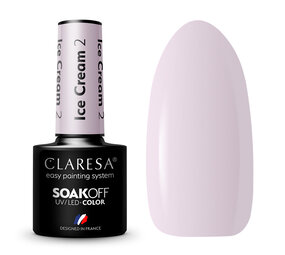 CLARESA Gel Polish Ice cream 2 -5g CLARESA Gel Polish Ice cream 2 -5g