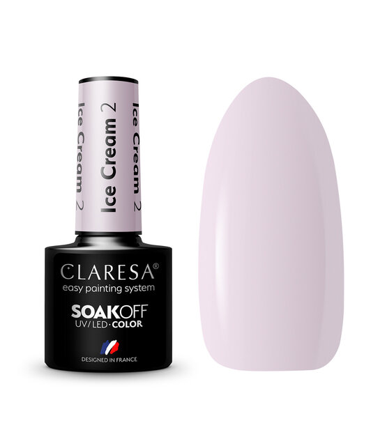 CLARESA Gel Polish Ice cream 2 -5g