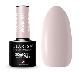 CLARESA Gel Polish NUDE 102 -5g CLARESA Gel Polish NUDE 102 -5g