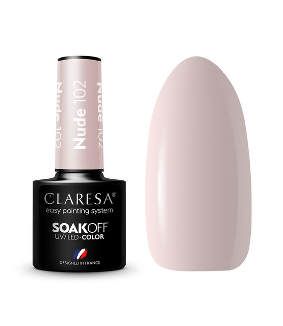 CLARESA Gel Polish NUDE 102 -5g