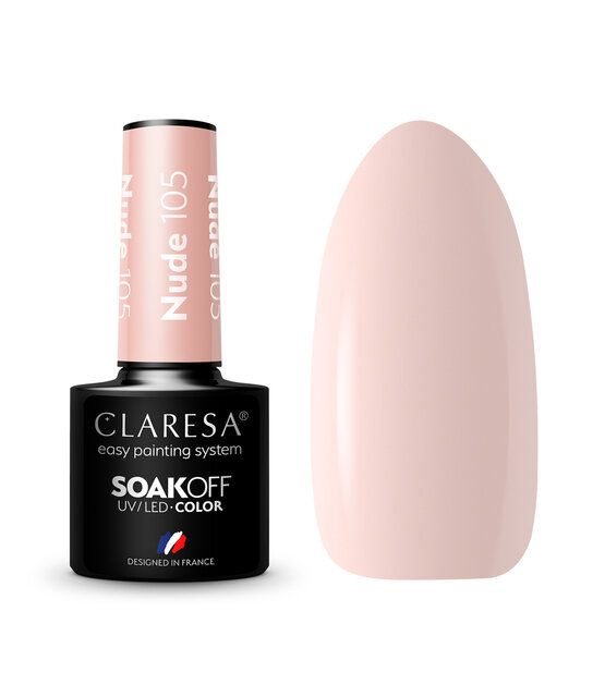 CLARESA Gel Polish NUDE 105 -5g