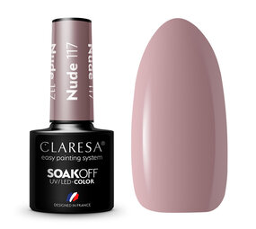 CLARESA Gel Polish NUDE 117 -5g CLARESA Gel Polish NUDE 117 -5g