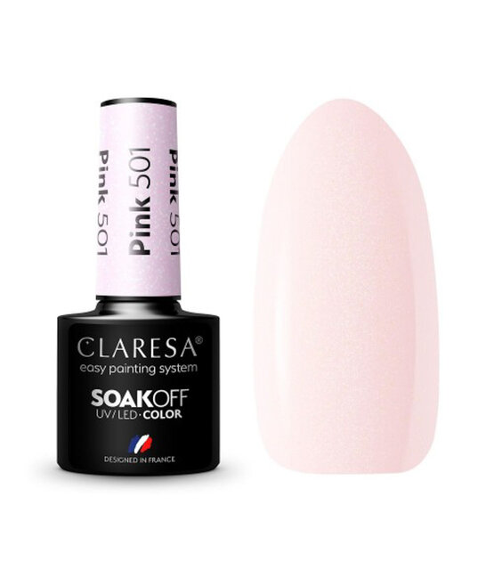 CLARESA Gel Polish PINK 501 -5g
