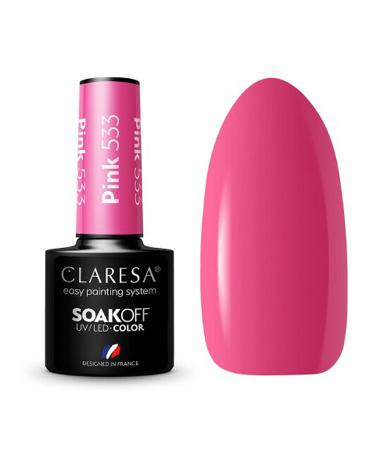 CLARESA Gel Polish PINK 533 -5g