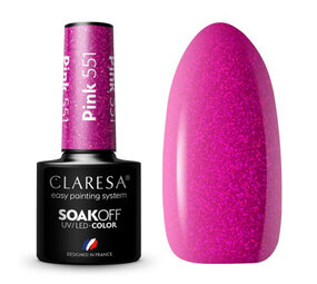 CLARESA Gel Polish PINK 551 -5g CLARESA Gel Polish PINK 551 -5g