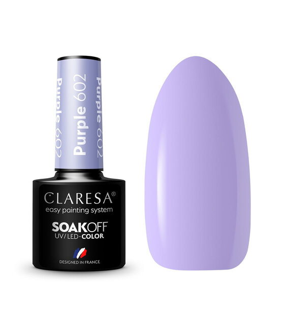 CLARESA Gel Polish PURPLE 602 -5g
