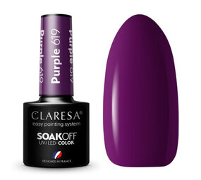 CLARESA Gel Polish PURPLE 619 -5g CLARESA Gel Polish PURPLE 619 -5g