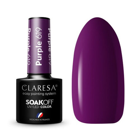 CLARESA CLARESA Gel Polish PURPLE 619 -5g