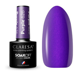 CLARESA Gel Polish PURPLE 626 -5g CLARESA Gel Polish PURPLE 626 -5g