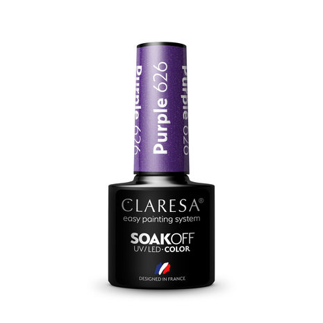 CLARESA CLARESA Gel Polish PURPLE 626 -5g CLARESA CLARESA Gel Polish PURPLE 626 -5g