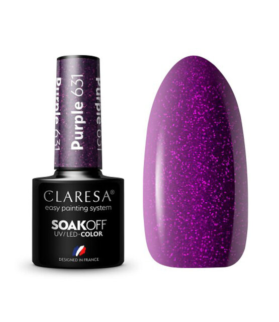 CLARESA Gel Polish PURPLE 631 -5g