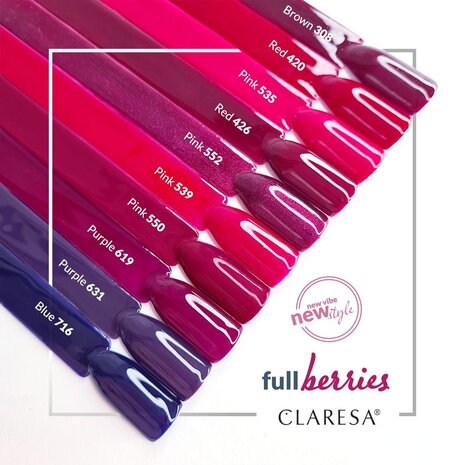 CLARESA CLARESA Gel Polish PURPLE 631 -5g CLARESA CLARESA Gel Polish PURPLE 631 -5g