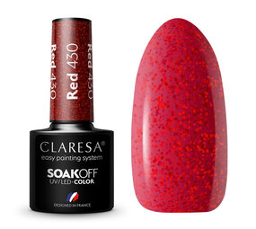 CLARESA Gel Polish RED 430 -5g CLARESA Gel Polish RED 430 -5g