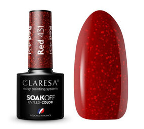 CLARESA Gel Polish RED 431 -5g CLARESA Gel Polish RED 431 -5g