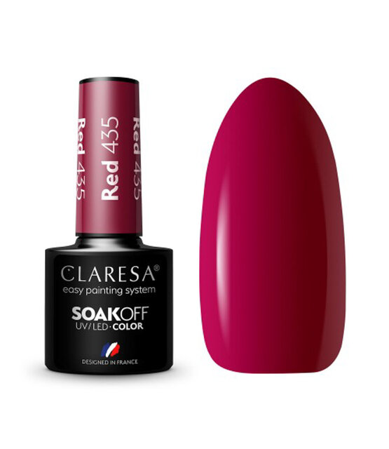 CLARESA Gel Polish RED 435 -5g
