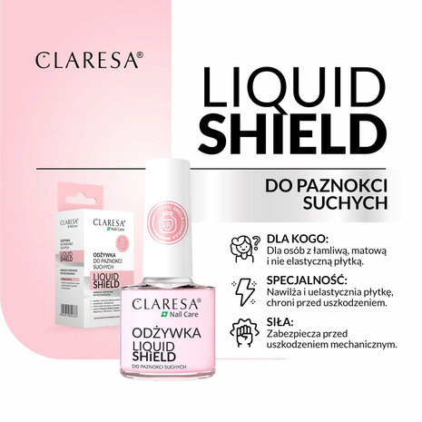 CLARESA CLARESA Liquid Shield nagelconditioner 5 g CLARESA CLARESA Liquid Shield nagelconditioner 5 g