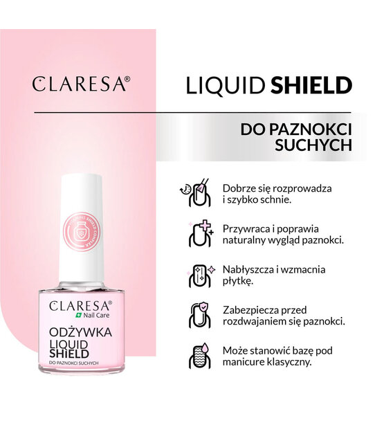 CLARESA Liquid Shield nagelconditioner 5 g
