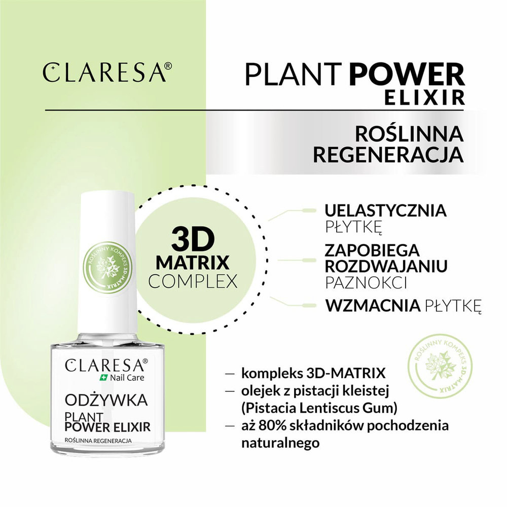CLARESA CLARESA Plant Power Elixir nagelconditioner 5 g CLARESA CLARESA Plant Power Elixir nagelconditioner 5 g