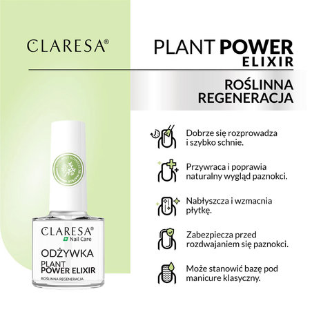 CLARESA CLARESA Plant Power Elixir nagelconditioner 5 g CLARESA CLARESA Plant Power Elixir nagelconditioner 5 g