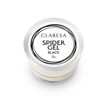 CLARESA SPIDER GEL BLACK 5 g voor Nailart