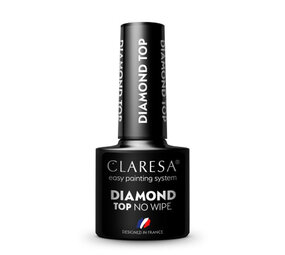 CLARESA TOP COAT DIAMOND NO WIPE -5g CLARESA TOP COAT DIAMOND NO WIPE -5g