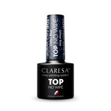 CLARESA Top Coat No Wipe 5g Glitter Blue CLARESA Top Coat No Wipe 5g Glitter Blue
