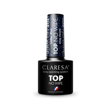 CLARESA Top Coat No Wipe 5g Glitter Blue