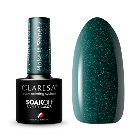 CLARESA CLARESA Gel Polish Make It Shine! 2 -5g