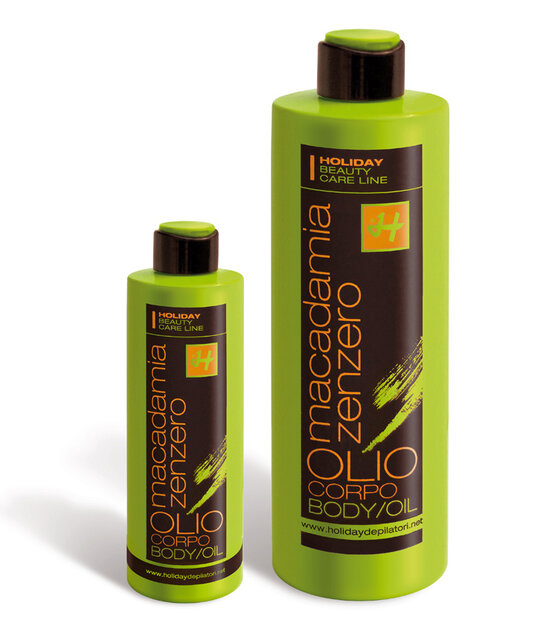 After Wax Body Oil met Macademia