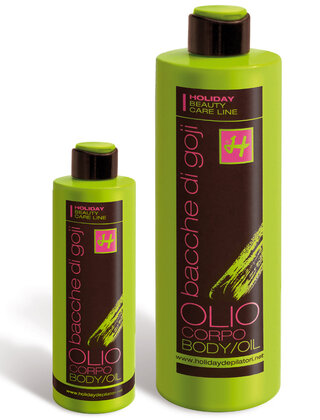 After Wax Body Oil met Goji Bessen