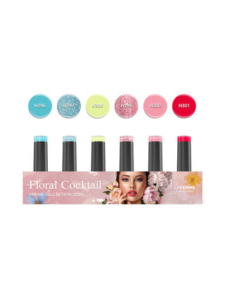 Gel Polish Collection Floral Cocktail | 5+1 gratis