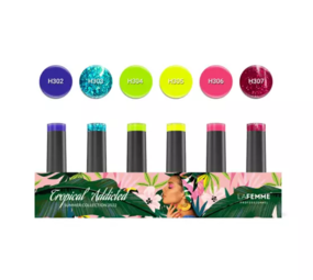 La Femme Gel Polish Collection Tropical Addicted | 5+1 gratis La Femme Gel Polish Collection Tropical Addicted | 5+1 gratis