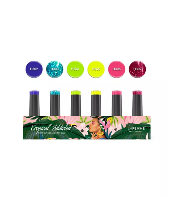 Gel Polish Collection Tropical Addicted | 5+1 gratis