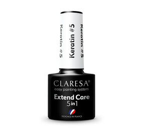 CLARESA Claresa Extend Care 5in1 Keratin #5| clear Nagelverlenging tot 1 cm CLARESA Claresa Extend Care 5in1 Keratin #5| clear Nagelverlenging tot 1 cm
