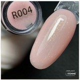 La Femme RUBBER BASE R004- GLITTER PEACH La Femme RUBBER BASE R004- GLITTER PEACH