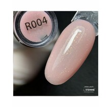 Rubber Base R004- Glitter Peach