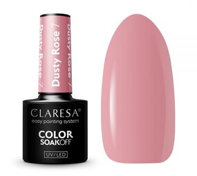 CLARESA Gel UV/LED Polish CLARESA  DUSTY ROSE 7 -5g CLARESA Gel UV/LED Polish CLARESA  DUSTY ROSE 7 -5g