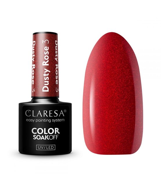 Gel UV/LED Polish CLARESA  DUSTY ROSE 3-5g