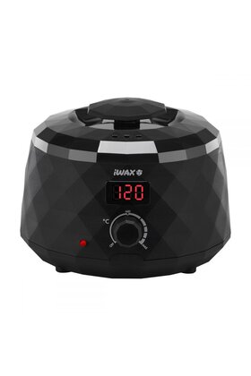 IWAX Diamond Tech Wax Heater – 400 ml, zwart, digitaal