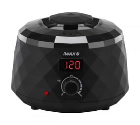 Beauty Box Cosmetics IWAX Diamond Tech Wax Heater – 400 ml, zwart, digitaal Beauty Box Cosmetics IWAX Diamond Tech Wax Heater – 400 ml, zwart, digitaal