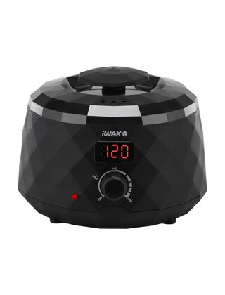 IWAX Diamond Tech Wax Heater – 400 ml, zwart, digitaal