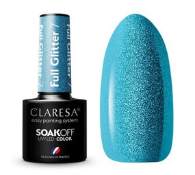 CLARESA Gel Polish FULL GLITTER 7 -5g - CLARESA Gel Polish FULL GLITTER 7 -5g -