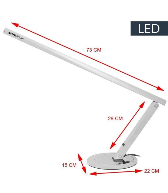Slim LED bureaulamp voor salon: perfect voor manicures